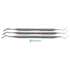 3 Pcs Superior Dental Heidemann Spatulas Composite Plastic Filling Restorative Instrument