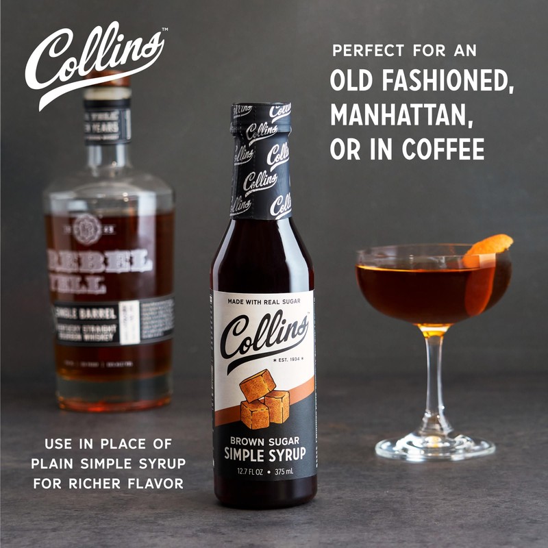 Collins Brown Sugar Simple Syrup - Real Brown Sugar Syrup