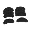 Men Replacement Shoes Repair Black Plastic Heels 8 Pcs
