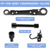 Plumbing Tool Kit with Angle Stop Wrench, Extension Rod, Multi-Key