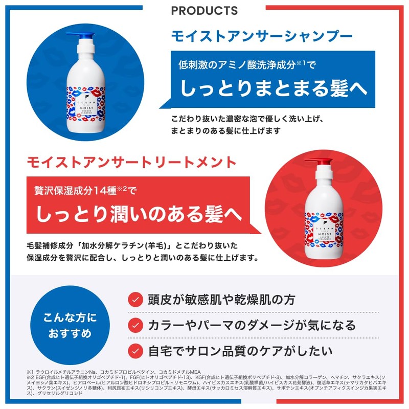 Ocean Trico Moist Ensor Treatment, 13.5 fl oz (400 ml)