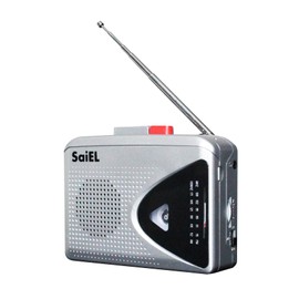 SaiEL Boombox Cassette Player, Cassette Recorder, AM FM Wide FM Radio, Cassette Tape, Portable, Cassette Tape Recording, Radio Recording, Microphone Recording, Father's Day, Mother's Day, Respect for