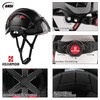 HEARMOR ABS Helmet with Visor, EN 397, Black with Tinted