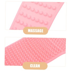 BIUDECO 1pc Long Back Pulling Towel Exfoliating Bathing Brush Gentle Massage Shower Belt for Smooth Skin Portable Bathing Accessory for Home and Travel