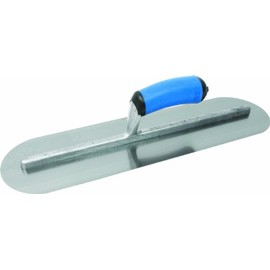 QLT By MARSHALLTOWN FTFR370R 20-Inch by 5-Inch Fully Rounded Finishing Trowel with Resilient Handle