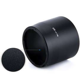 Camera Lens Hood JJC Lens Shade for Canon EF 70-300mm f/4-5.6 is II USM Lens Replaces Canon ET-74B Lens Hood no Vignetting Reverse Attaching -Black