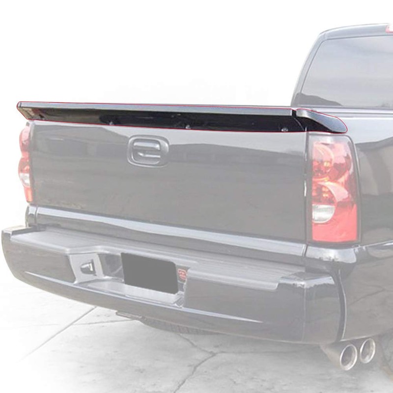 CHEDA Tailgate Intimidator Spoiler Wing, Black Polyurethane (PU) Material, Rear,