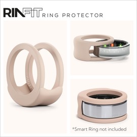 Rinfit Rinfit Smart Ring Protector - Silicone Ring Enhancer for Active Lifestyle and Gym - SportFit U.S. Design Patent - Nude, Size 6
