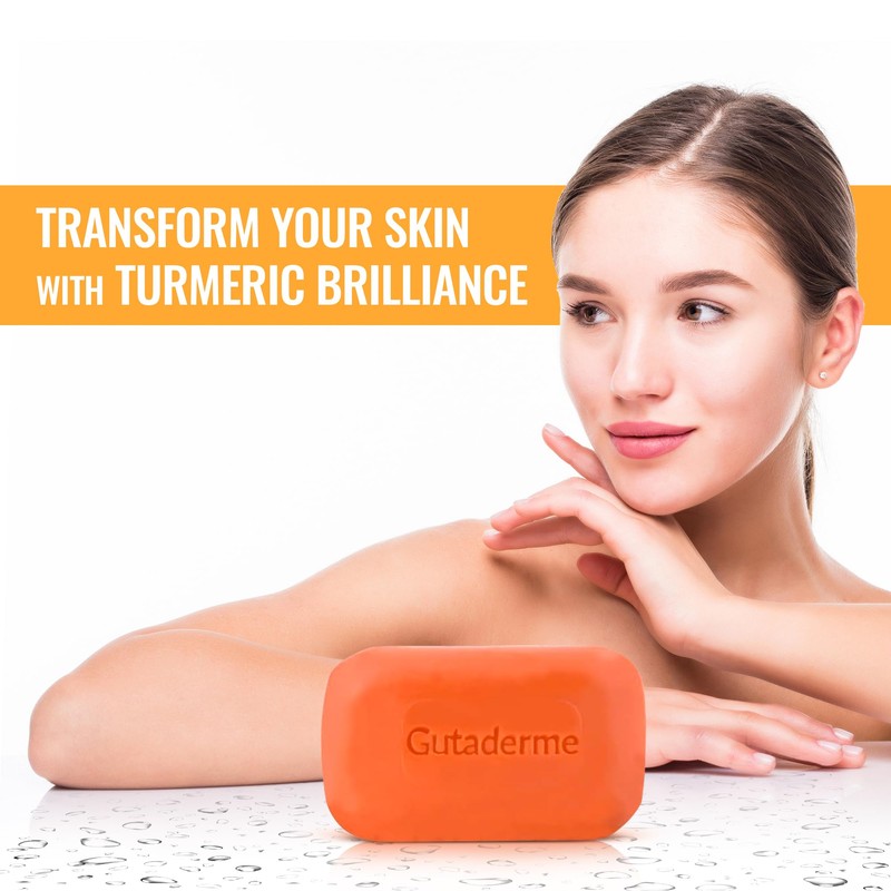Turmeric Skin Soap - Natural Beauty Soap Bar for Acne,