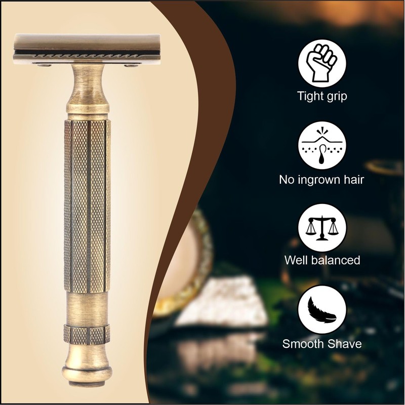 Pearl Shaving Double Edge Safety Razor L-55 (chrome)