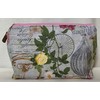 Floral cosmetic bag, makeup bag