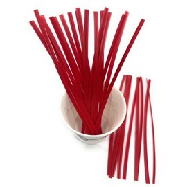 200pcs Plastic twist ties, 5"x 5/32", Red, Re-Usable, Moisture resistant