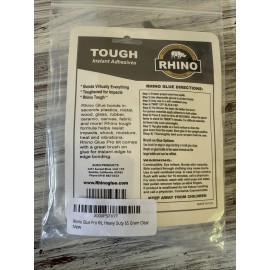 Rhino Glue Pro Kit, Heavy Duty 65 Gram Clear
