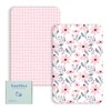 Yoofoss Travel Cot Sheets 95 x 65cm Fitted Cozy &