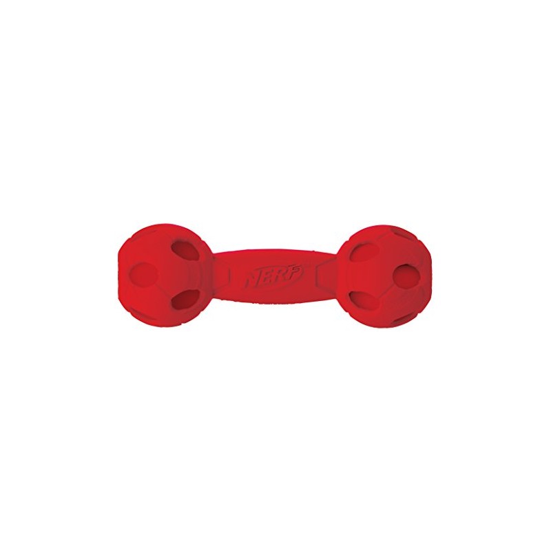 Nerf Dog Squeak barbell: 7"