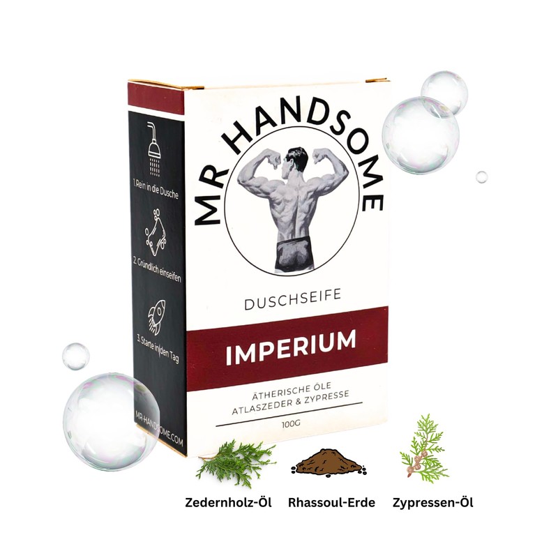 MR HANDSOME Handmade Shower Soap Imperium (1 x 100 g)
