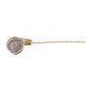 NSI 75111CQ Pull Chain Switch, Off-On-On-On Circuit Function, SP3T, Brass