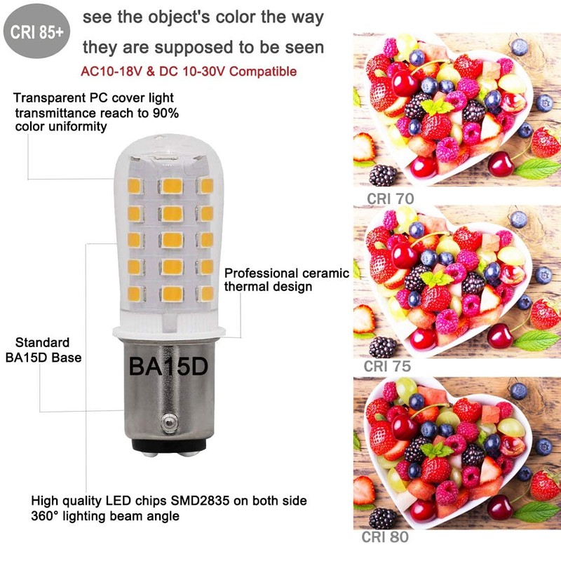 12V BA15D LED Bulb 1076 1142 1176 1004 S8 3W