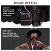 70CM Halloween Hanging Ghost Decoration with Glowing Eyes And Creepy