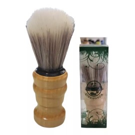 qinxipanda Brocha De Afeitar Profesional Mango De Madera