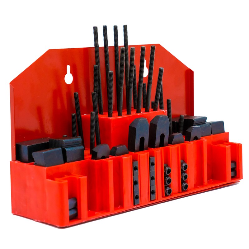 LLDSIMEX 52Pc T-Slot Clamping Kit Mill Machinist Set Table Slots: