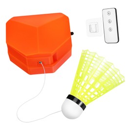 Totority 1Set Badminton Trainer Set with Remote Control Elastic Rebound Ball Practice Tool for Self Training for Practice Park Garden