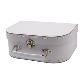 GICO Cardboard Case White to Design Yourself for Gifts – Gift Wrapping or Crafts (S), White, Suitcase
