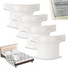 XUDUOO 4PCS Bed Sheet Holder with Lock Strips, Heavy Duty