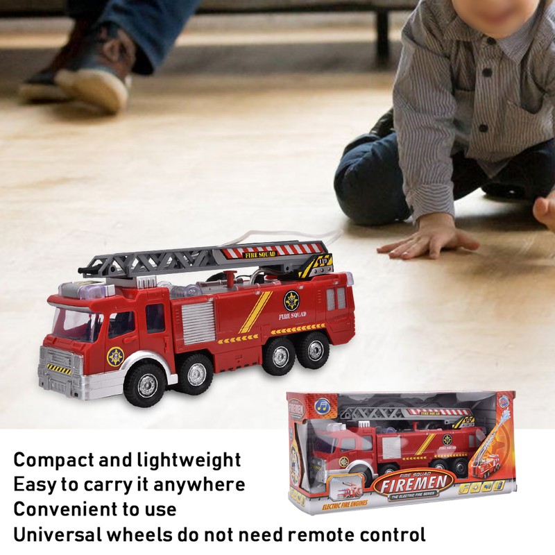 Kids Children Car Vehicle Simulation Electric Spray Water Fire Truck