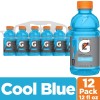 Gatorade Thirst Quencher, Cool Blue, 12 Fl Oz Pack of