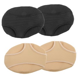 Healeved 2pairs Metatarsal Cushions for Forefoot Support Breathable Foot Pads for Comfortable Insoles for Men Women Suitable for All Shoe Types