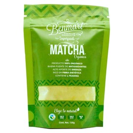 Té Matcha Orgánico Benmart 120g - Vitalidad y Antioxidantes en una Taza. Individual                                                                   