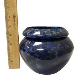 TVP Pottery Blue 4" Urn Shaped Self Watering Planter