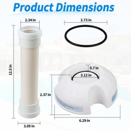 Dfnidy Pool Salt Cell Stand Compatible with Hayward Turbo Cells, Replacement for Hayward Cleaning Stand GLX-CELLSTAND, with Bypass Dummy Cell Replace for Hayward T-Cell Salt System