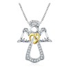 Collar Dije Angel De Guarda Alas Angelito Protección Amor Mujer