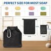 2PCS Soap Bags, Waterproof and Leak Proof Travel Soap Bag,