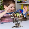 YAOZEBIN Mechanical Shark Building Set with LED Light, 687 PCS