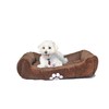 long rich Reversible Rectangle Pet Bed with Dog Paw Printing