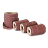 WEN 65910SP80 80-Grit 10-Inch Pre-Cut Ready-to-Wrap Drum Sander Sandpaper, 4-Pack