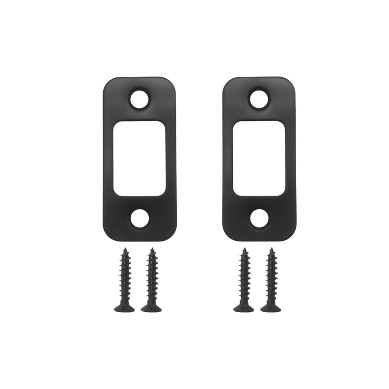 Alamic Deadbolt Strike Plate 2 Pack Door Strike Plate 1"