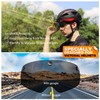 Victgoal Bike Helmet Goggles Visor Strong Magnetic Eye Shield (Colorful)