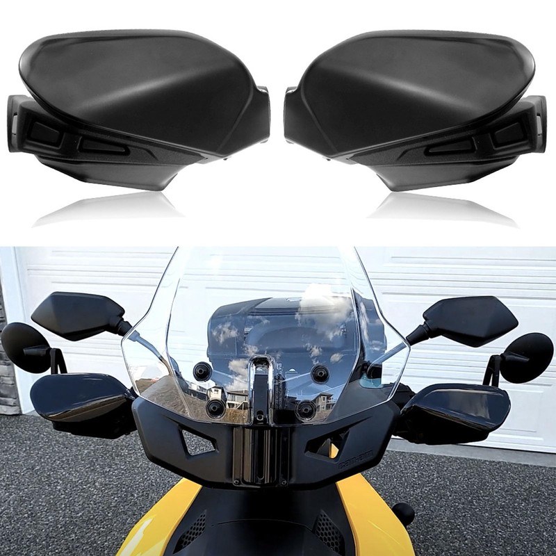 ATV Hand Guard Black Plastic Cover Ryker 600 900 Rally