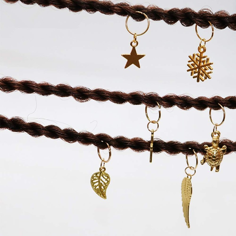 SweetMe 230 Pieces Hair Jewelry for Women Braids, 16 Style