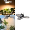 LED Grow Light 297 LEDs Folding Three Leaves Indoor Plant