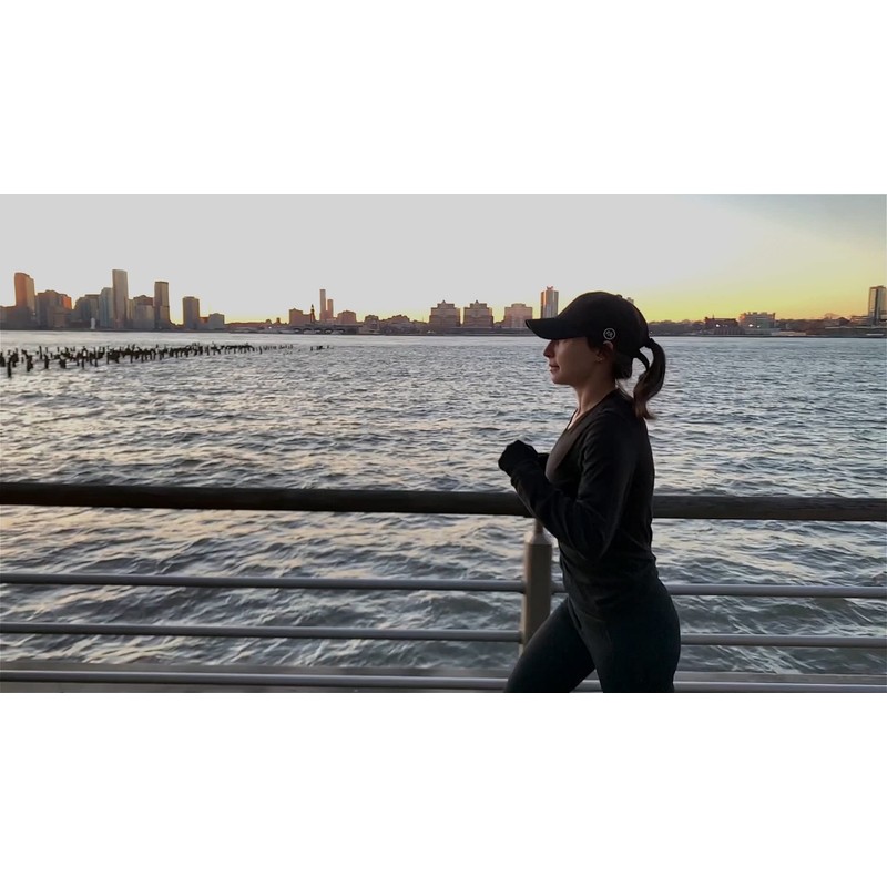 PRo - PR with PRo Moisture-Wicking Performance Black Running Hat