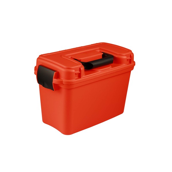 Attwood 11834-1 Waterproof Boater's Dry Box, Bright Safety Orange