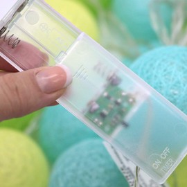 Tronje Tronje 20 LED Baumwollkugeln 6cm - 3,8m Kugel-Lichterkette 4h-Timer batteriebetrieben Lichterkugeln Gelb-Grn