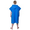 Lakeland Active Patterdale Hooded Changing Poncho Towel - Mid Blue
