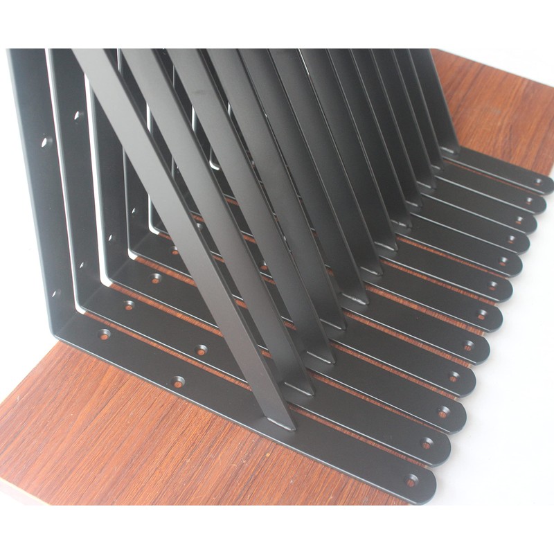 20 Pack L14" x H 10" Black Heavy Duty Shelf