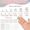 HASTHIP® 1980 Piezas Pegatinas de Perlas Autoadhesivas, Gemas Decorativas para